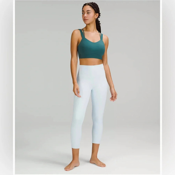 NWT $98 Lululemon Align™ High-Rise Pant 25" in Powder Blue Leggings - Picture 2 of 11